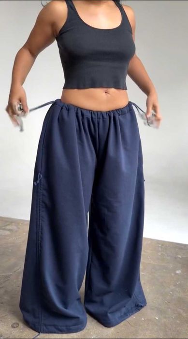 Женские штаны оверсайз трикотаж/Жіночі штани трикотажні модель 1844