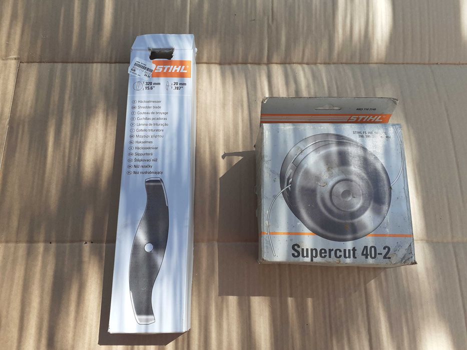 2 discos trituração + 1 cabeça de corte STHILL