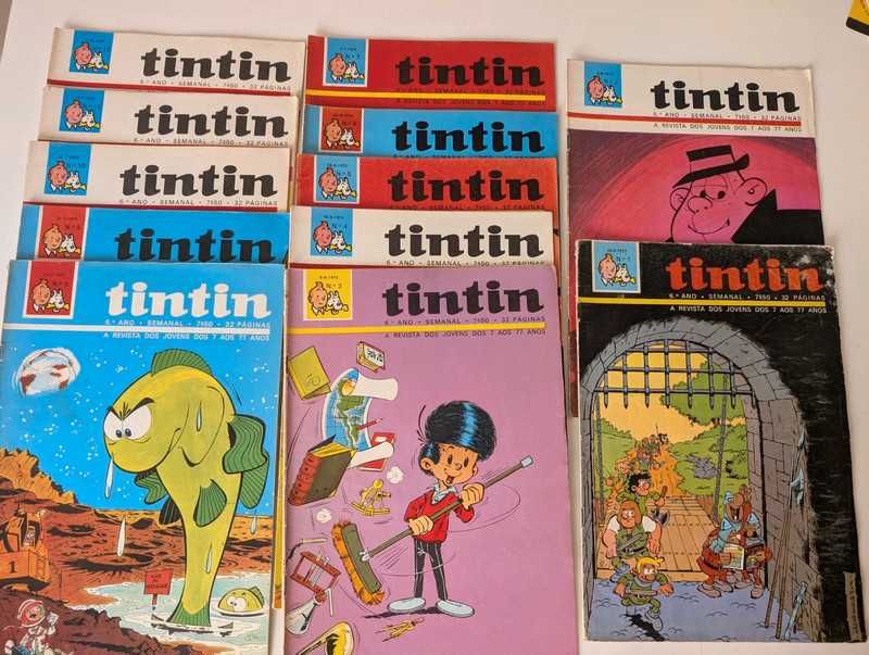 Revistas Tintin Anos 70 - Banda Desenhada