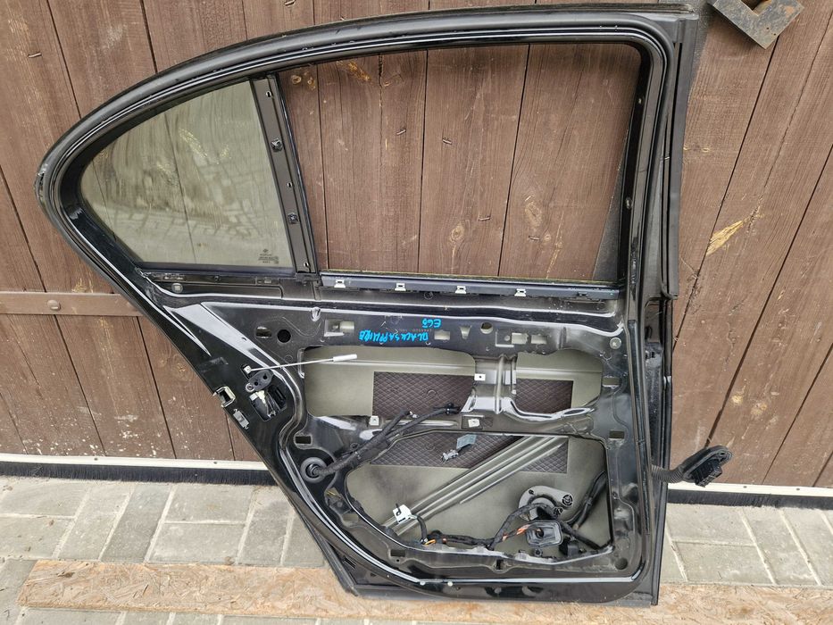 BMW 7 E65 Drzwi Tył Lewe Black Sapphire 475/9