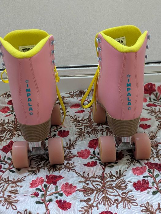 Patins em linha - Rosa - UK 7/US 9 | Roller Skates - Pink - UK 7/US 9
