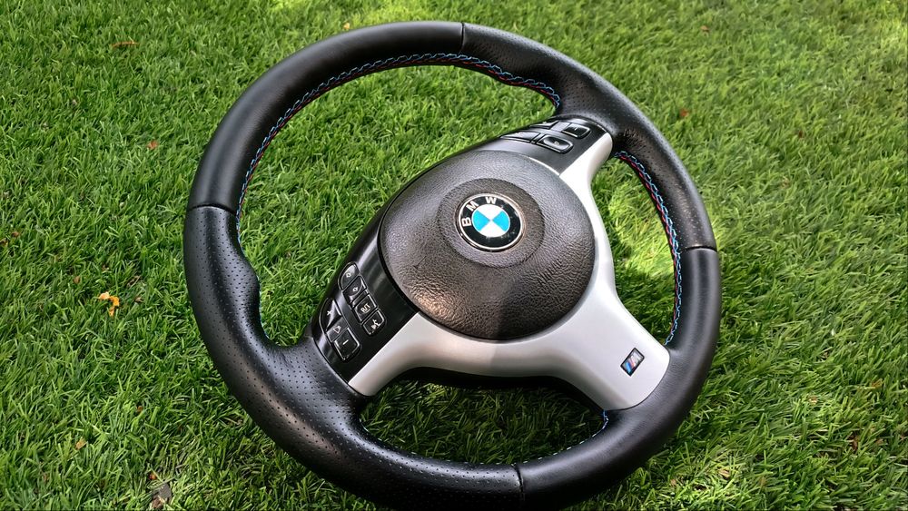 Volante bmw e46 pack m personalizado completamente novo