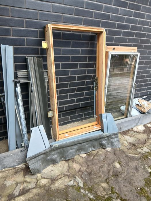 Okno dachowe velux dwuszybowe używane  118x66cm