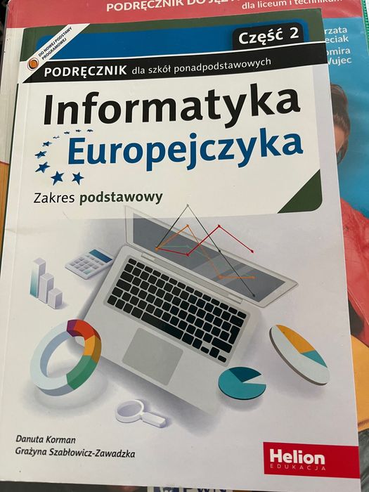 Podręczniki do liceum klasa 2 fizyka, rosyjski, chemia, informatyka