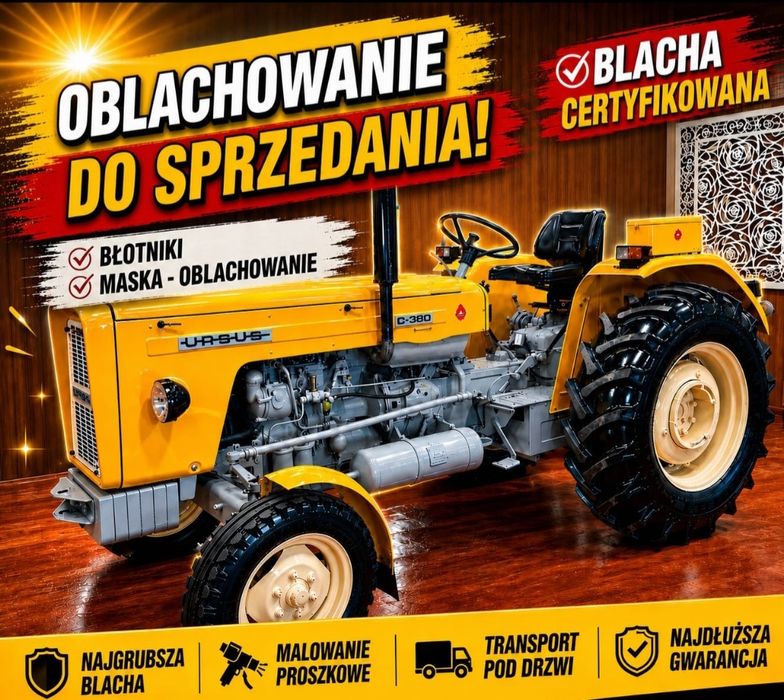 Maska błotniki Ursus c330 c360 C-330 C-360 blacharka blachy oblachowanie błotnik maska do Ursus pasuje do Kabina Naglak Koja Szyszka Szymczak transpor
