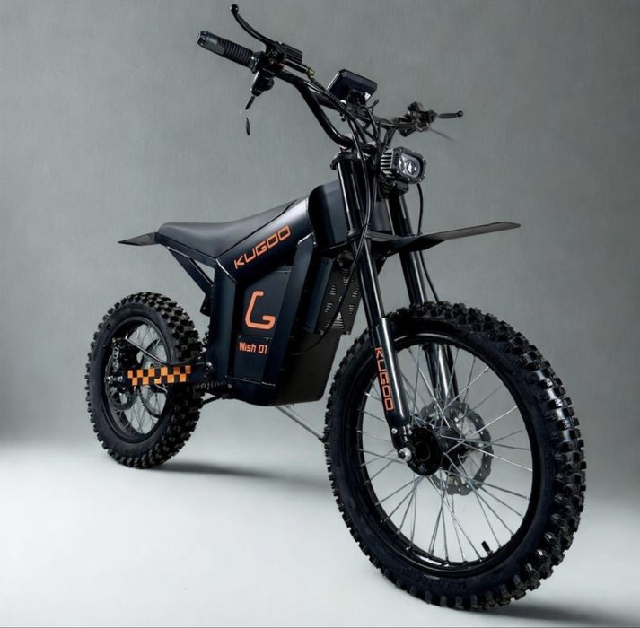 NEW! Електробайк KUGOO Wish 01 BLACK EDITION (2026) З регульованою підвіскою!