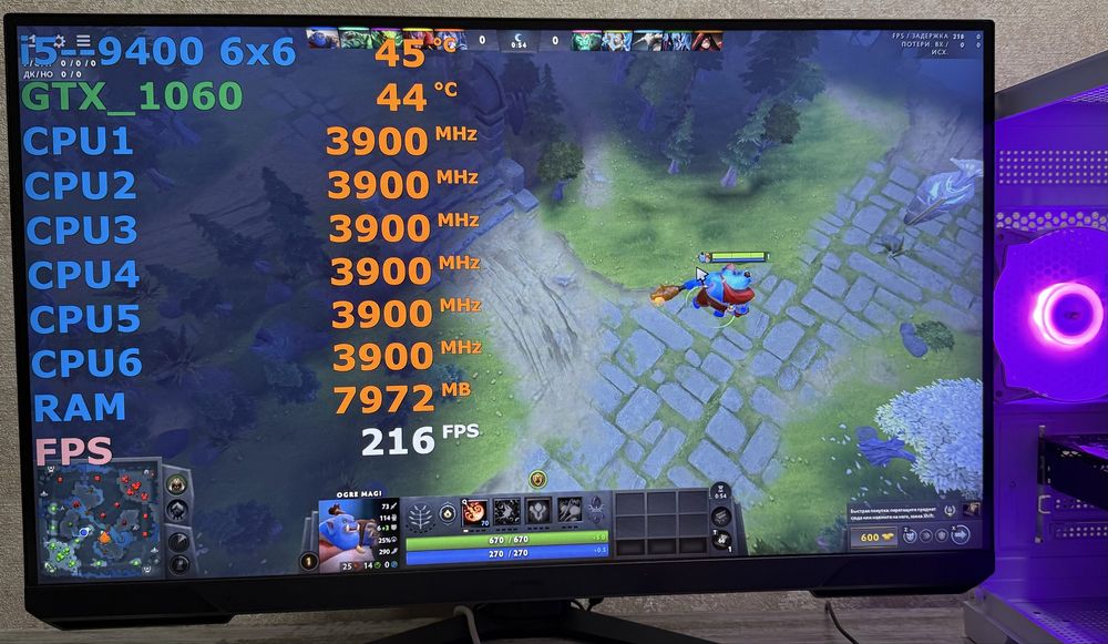 Игровой пк i5 9400 pubg cs2 rust stalker2 wot fortnite warzona