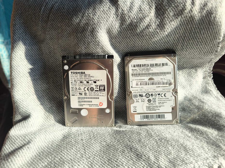 Zestaw 2 x Dysk HDD SATA 2,5" 1TB – idealne do laptopa, PS4, NAS lub archiwizacji danych