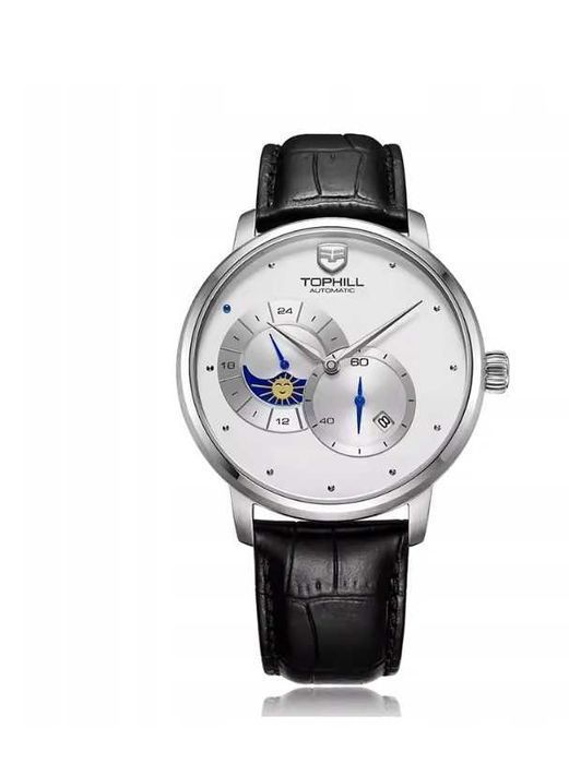 Zegarek męski TOPHILL, mechanizm automatyczny TW057G, 42mm