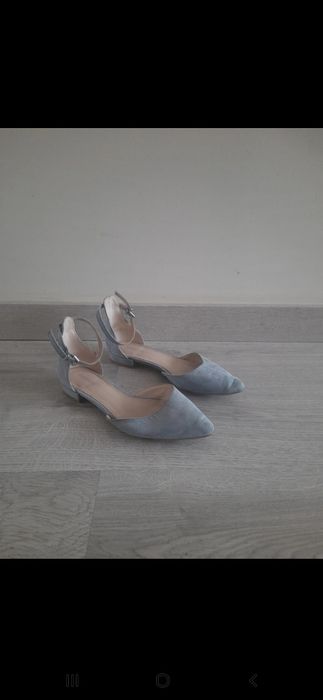 niebieskie sandały damskie 37