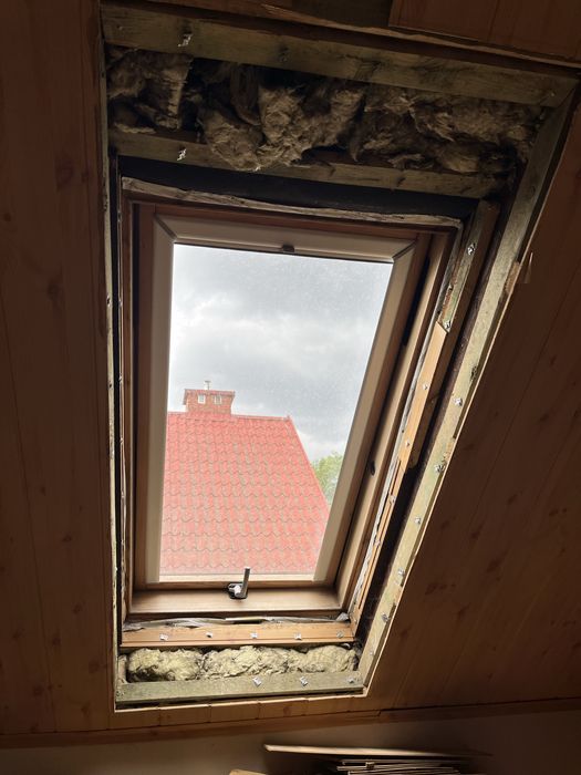 używane okna dachowe drewniane 5sztuk po demontarzu