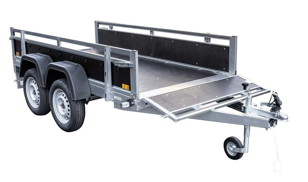 Przyczepka samochodowa 264x126x40 Temared WOOD 2612/2 DOSTAWA POD DOM