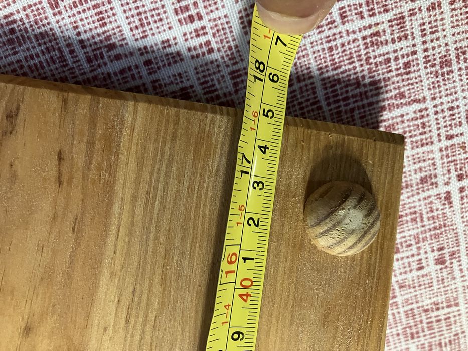 Tabua de presunto e faca