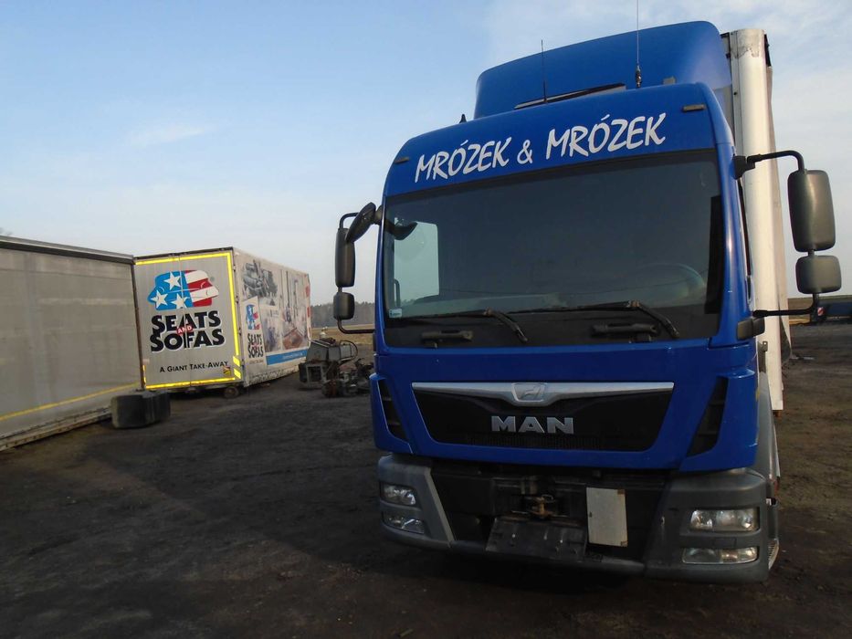 Kabina Man TGL TGM EURO 6 silnik 250 skrzynia biegów zaczep sterownik