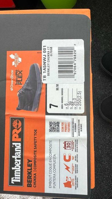 Timberland PRO Berkley Chukka робоче взуття з захисним носком 39 р. Унісекс