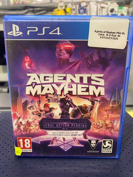Agents of Mayhem PS4 Sklep Ostróda