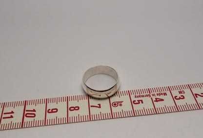 Srebrna gładka półokrągła obrączka  R.12. 6 mm.
