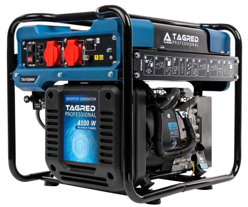 Nowy Duży Mocny 5500W Miedź Agregat Prądotwórczy Generator Prądu 230V