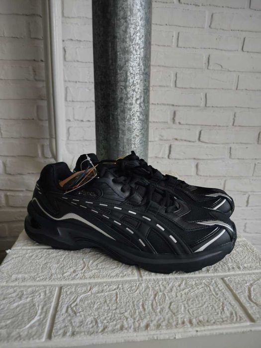 44 Зимові термо кросівки чорні асікс прелеус чоловічі