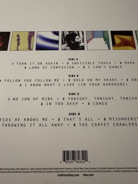 Genesis - Turn It On Again - 2 LP