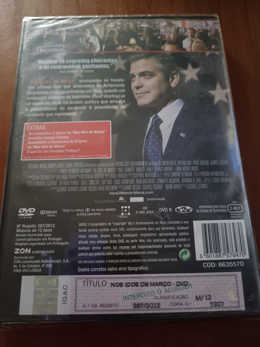 filme dvd original - nos idos de marco- selado