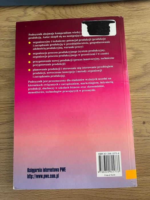 Zarys zarządzania produkcją Kazimierz Pasternak