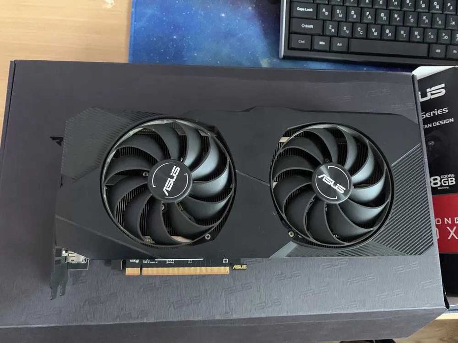 Відеокарта ASUS DUAL-RX5700XT-O8G-EVO