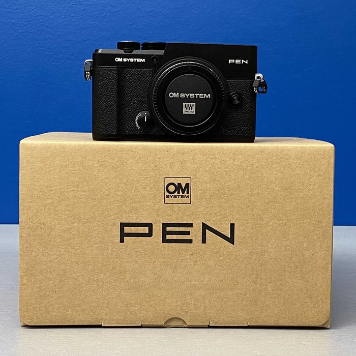 OM System PEN | 20.4MP | Black | NOVA | 3 ANOS DE GARANTIA