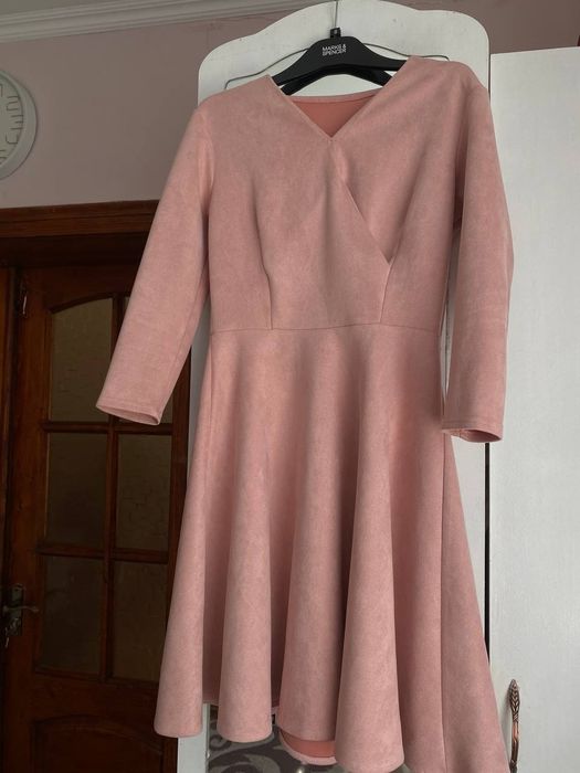 Сукня  плаття замшеве ніжно рожеве