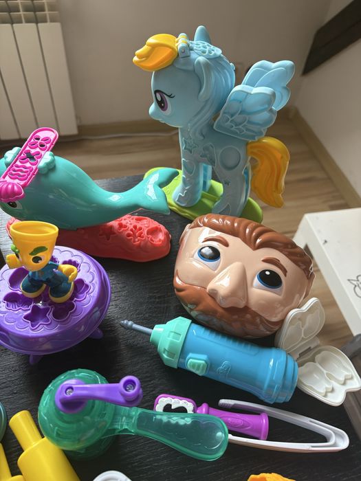 Duzy zestaw box plastelina play goh