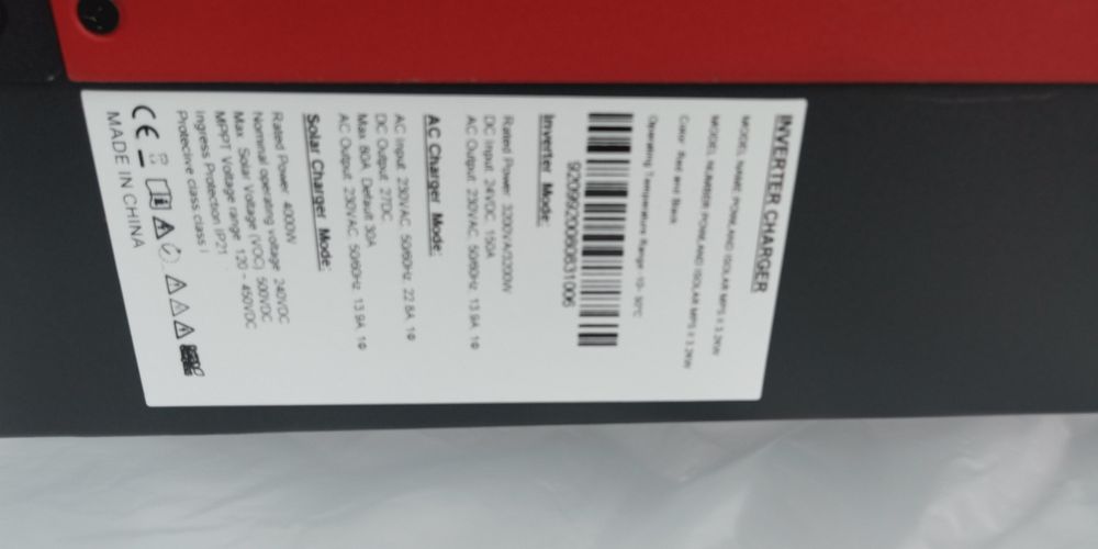 Inwerter falownik hybrydowy offgrid Powland Isolar MPSII 3,2kw 4000w