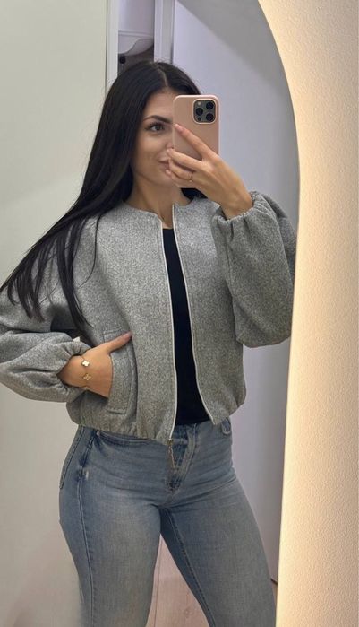 Кашеміровий бомбер на підкладці