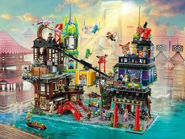 Під замовлення‼️ 1 в 1 як LEGO NINJAGO Ринкова площа (71799), 6163 дет