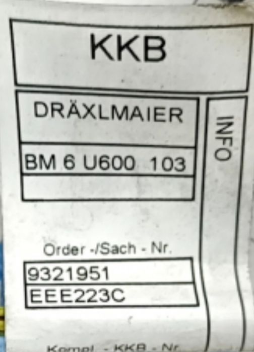 Проводка парктроніків переднього бампера BMW X5 F15,X6 F16 2014-