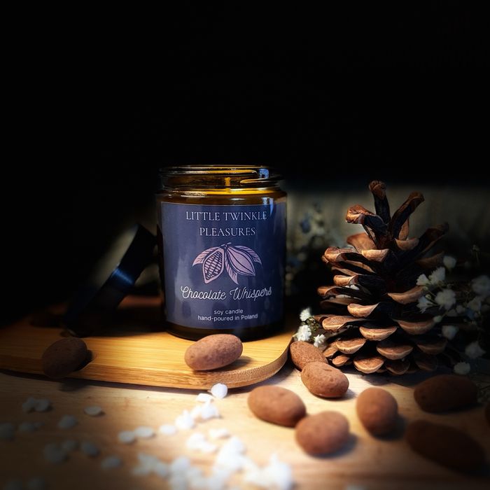Świeca sojowa Chocolate Whispers od Little Twinkle Pleasures