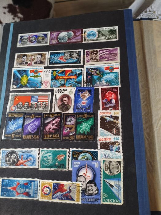 Klaser że znaczkami 24 strony pełne.