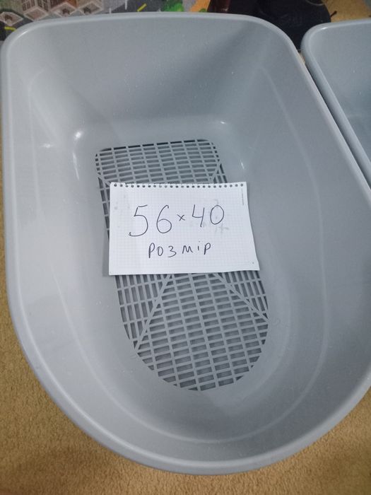 Лоток великий / туалет для кота (кошачий) состояние 9/10