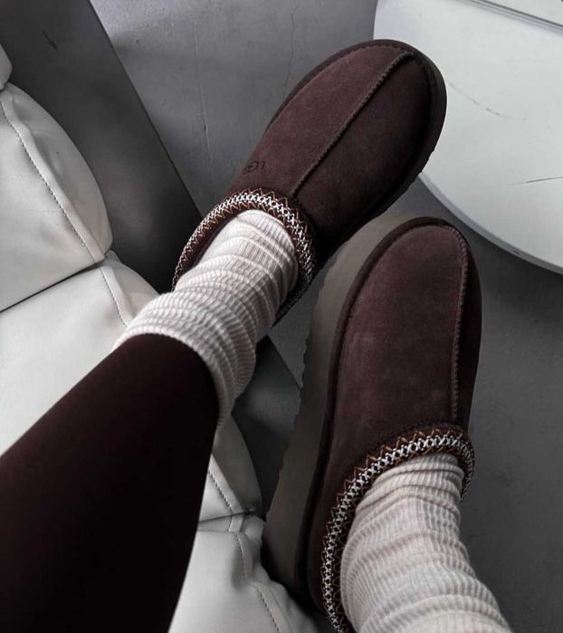 Женские Угги Ugg замшевые угги натуральный мех