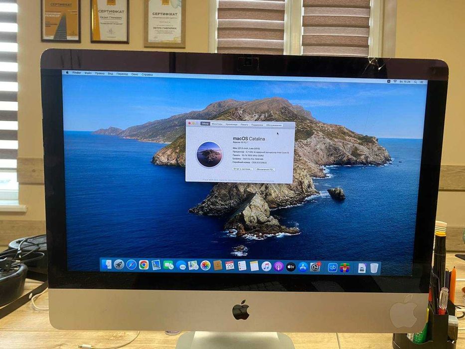 Продаю IMac 2013 року (без шнура живлення!!!)