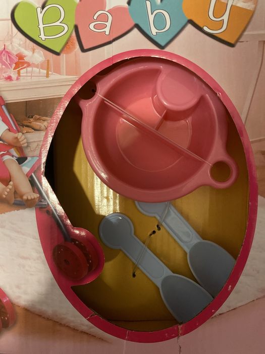 Wózek, lala i akcesoria