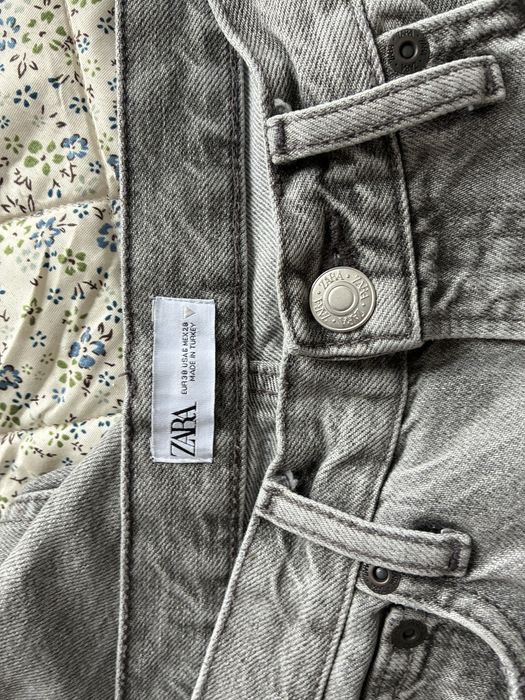 2 pary dżinsów Zara i H&M niebieskie i szare