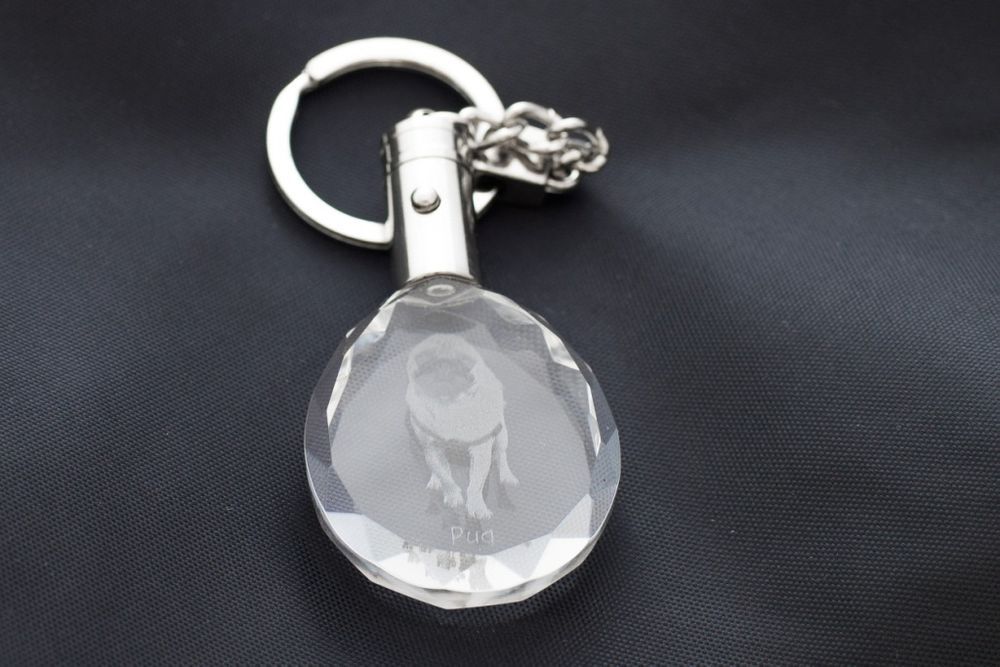 Mops brelok do kluczy owalny z koniem Art-Dog