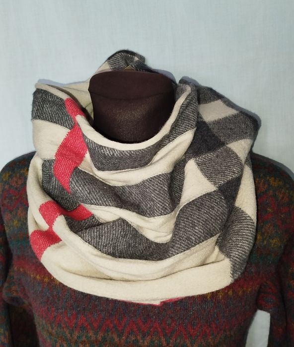 Шарф Burberry Brit, шерсть.