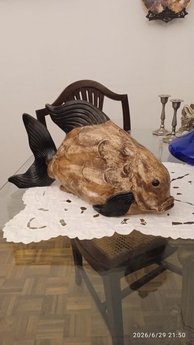 Peixe decorativo cerâmica qualidade belissimo
