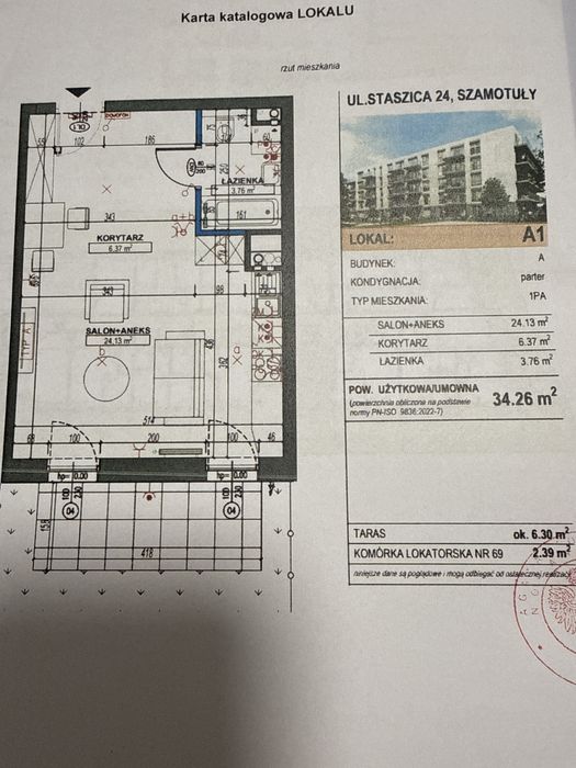 Sprzedam Mieszkanie 34m, nowe do zamieszkania z ogrodkiem o garazem