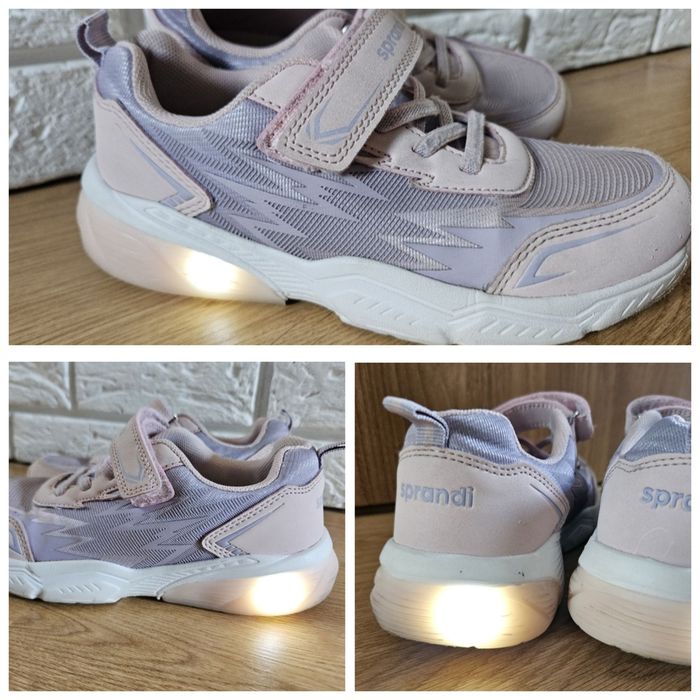 Świecące buty z CCC r. 34 lekkie dla dziewczynki