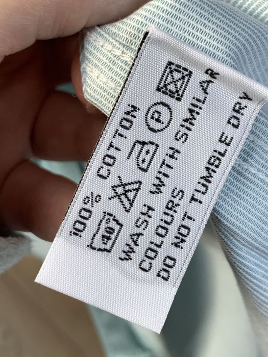 Koszula męska bawełna Batistini 39/40 paski jakość morska turkus