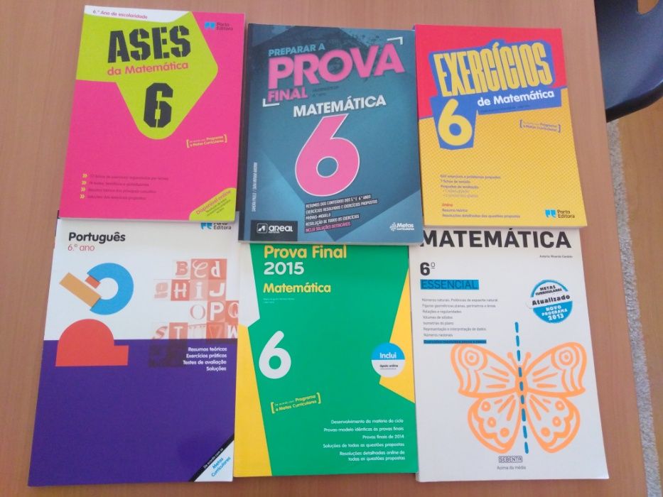 Livros de Apoio Escolar 6º ano