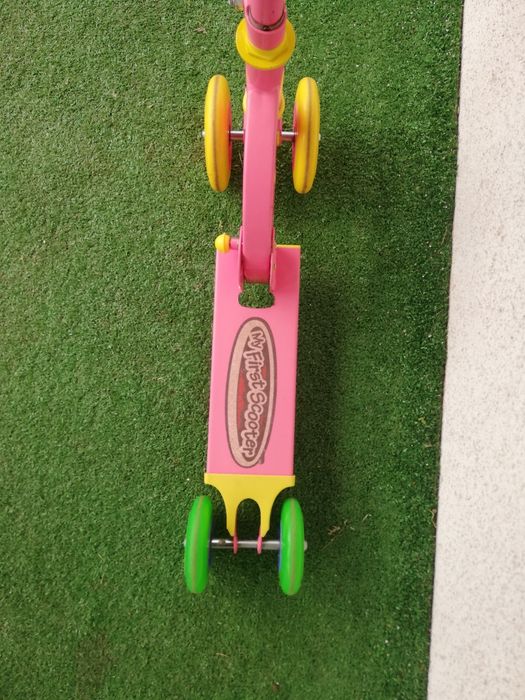 hulajnoga czterokołowa dziecięca różowa