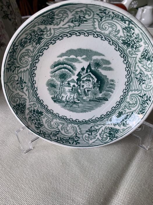 Prato de doce de porcelana Massarelos